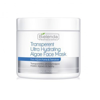 BIELENDA TRANSPARENTNA ULTRANAWILŻAJĄCA MASKA ALGOWA DO TWARZY 190g